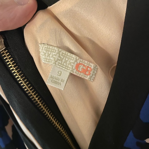 Womens Leopard Print Dress. Zipper Back. Size 9 - Picture 3 of 3